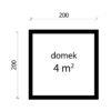 DOMEK POMIESZCZENIE GOSPODARCZE DREWNIANE
