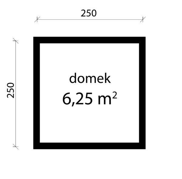 DOMEK OGRODOWY DREWNIANY NARZĘDZIOWY