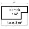 DOMEK OGRODOWY DREWNIANY DZIAŁKOWY