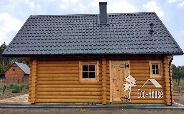 DOM Z BALI DREWNIANYCH CAŁOROCZNY LETNISKOWY