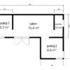 DOM Z BALI PROFILOWANYCH 34,7 m2