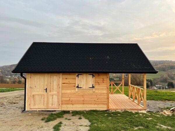 DOMEK O KONSTRUKCJI SZKIELETOWEJ 30 m2