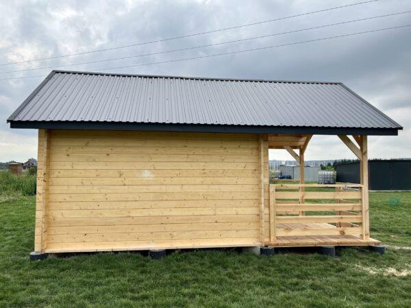 DOMEK "AKACJA" Z BALI PROFILOWANYCH 12 m2