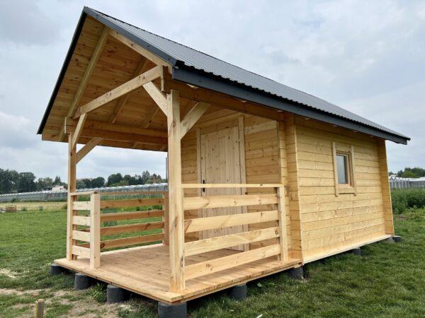 DOMEK "AKACJA" Z BALI PROFILOWANYCH 12 m2