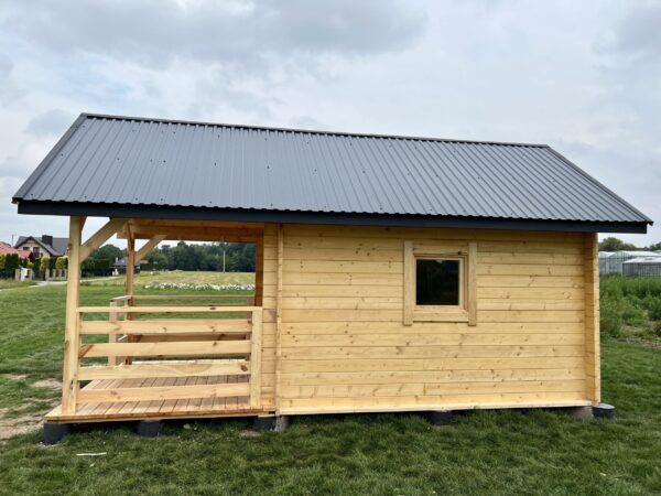 DOMEK "AKACJA" Z BALI PROFILOWANYCH 12 m2