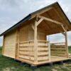 DOMEK "AKACJA" Z BALI PROFILOWANYCH 12 m2