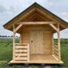 DOMEK "AKACJA" Z BALI PROFILOWANYCH 12 m2