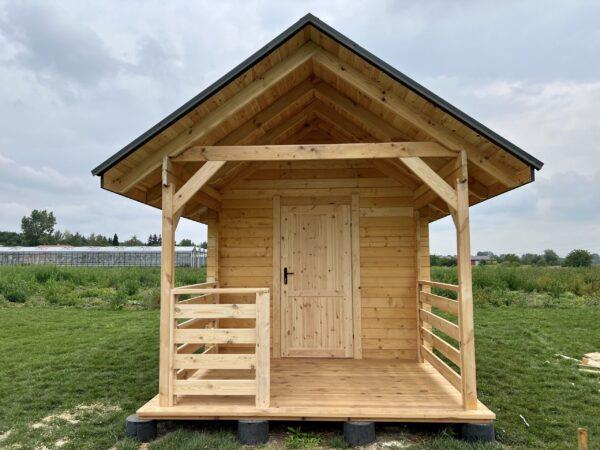 DOMEK "AKACJA" Z BALI PROFILOWANYCH 12 m2