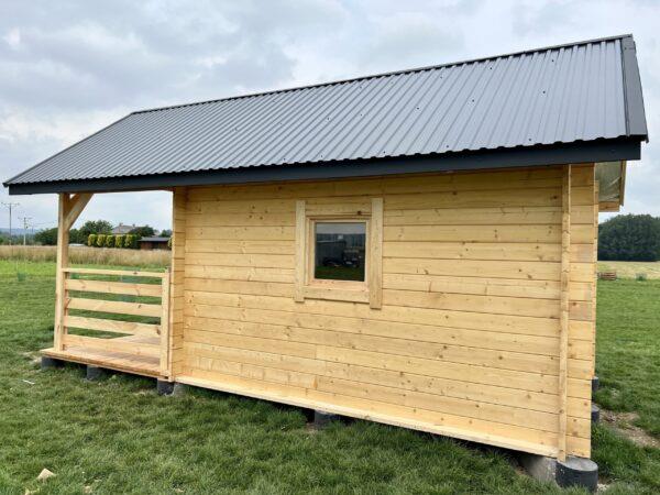 DOMEK "AKACJA" Z BALI PROFILOWANYCH 12 m2