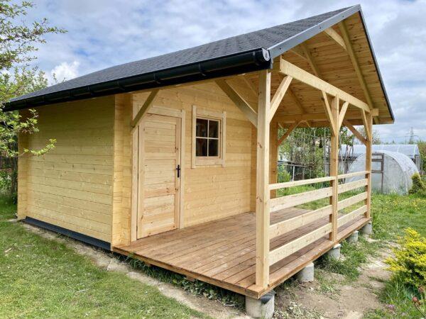DOMEK "MAGNOLIA" Z BALI PROFILOWANYCH 16 m2