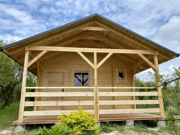 DOMEK "MAGNOLIA" Z BALI PROFILOWANYCH 16 m2