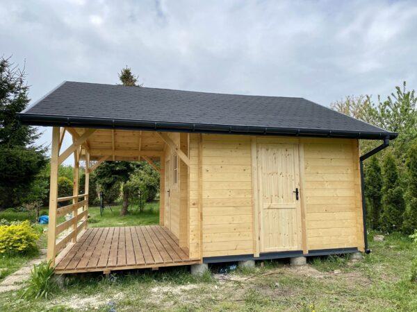 DOMEK "MAGNOLIA" Z BALI PROFILOWANYCH 16 m2