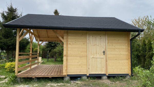DOMEK "MAGNOLIA" Z BALI PROFILOWANYCH 16 m2